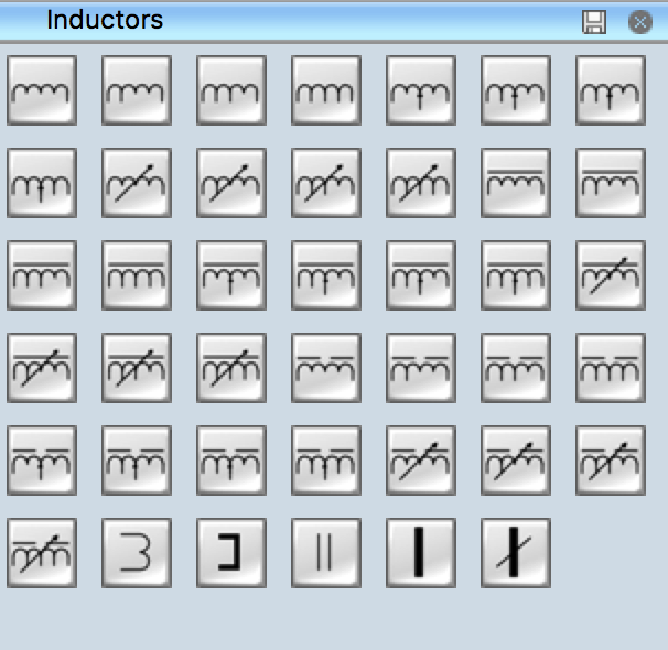 Electrical Symbols - Inductors
